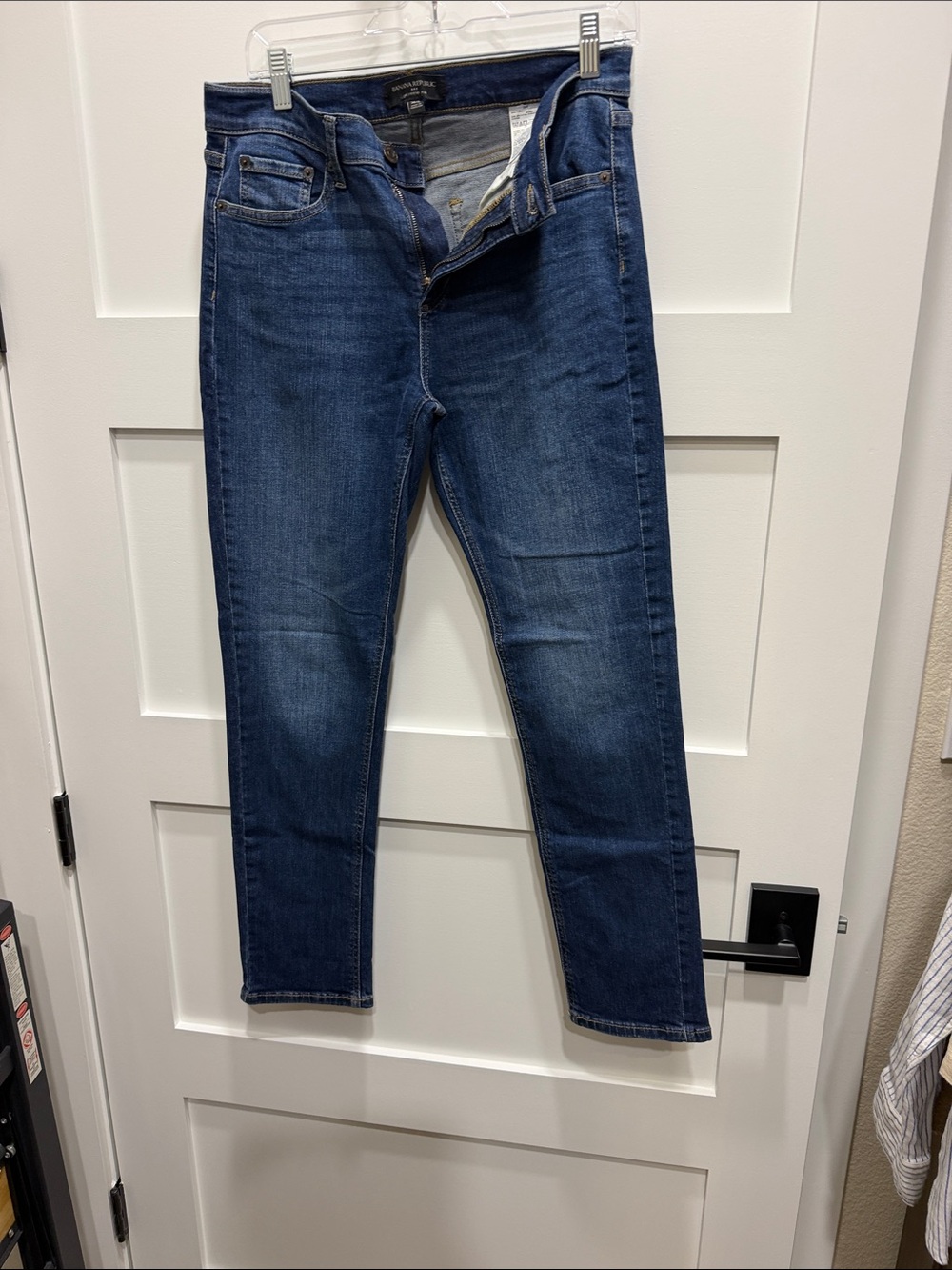 Banana Republic Dark Indigo Girlfriend Ankle Jeans